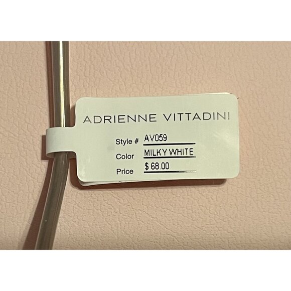 Adrienne Vittadini AV059 Milky White Women’s SPORT Designer Aviator Sunglasses main image 4